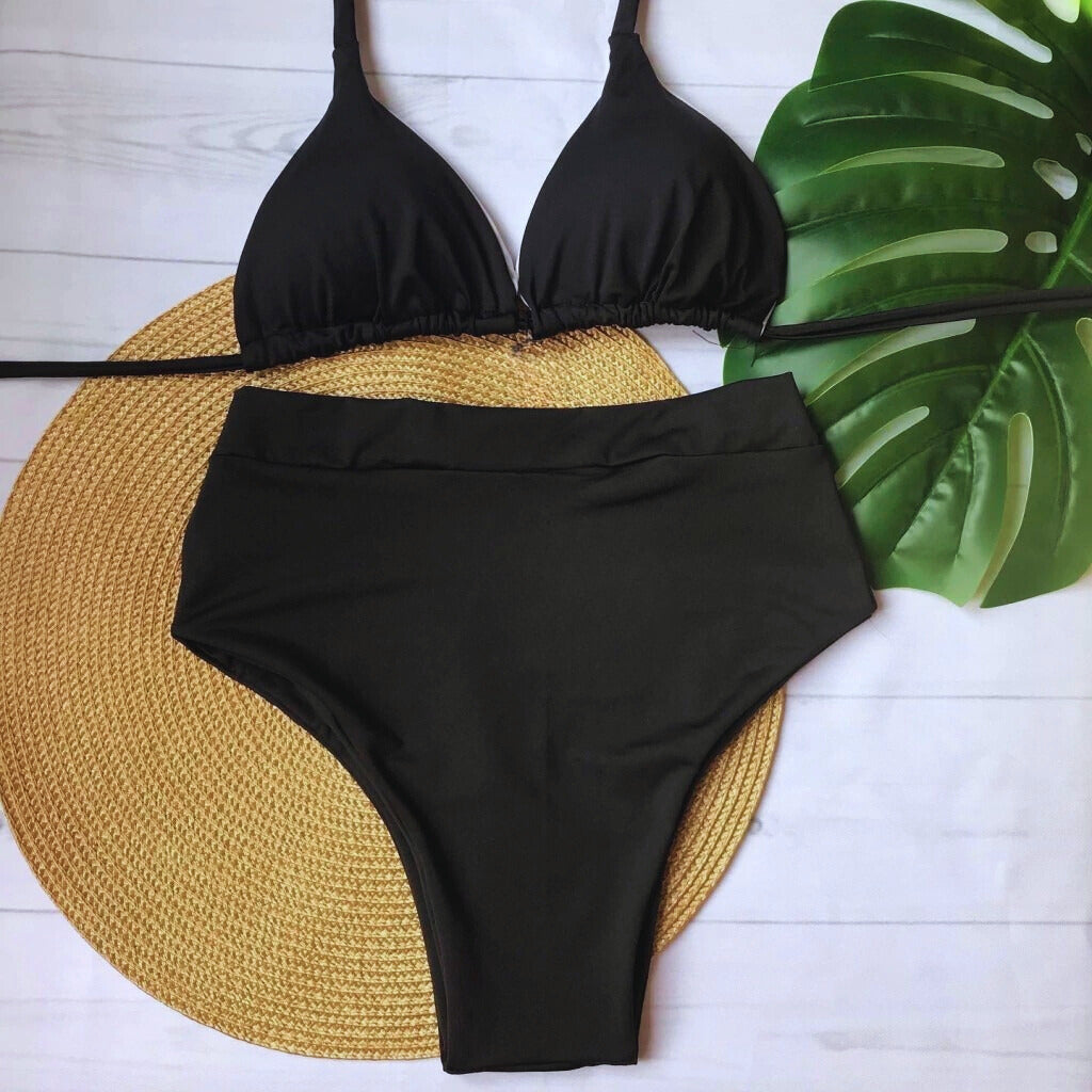 High Rise Hero - Black Bikini Set