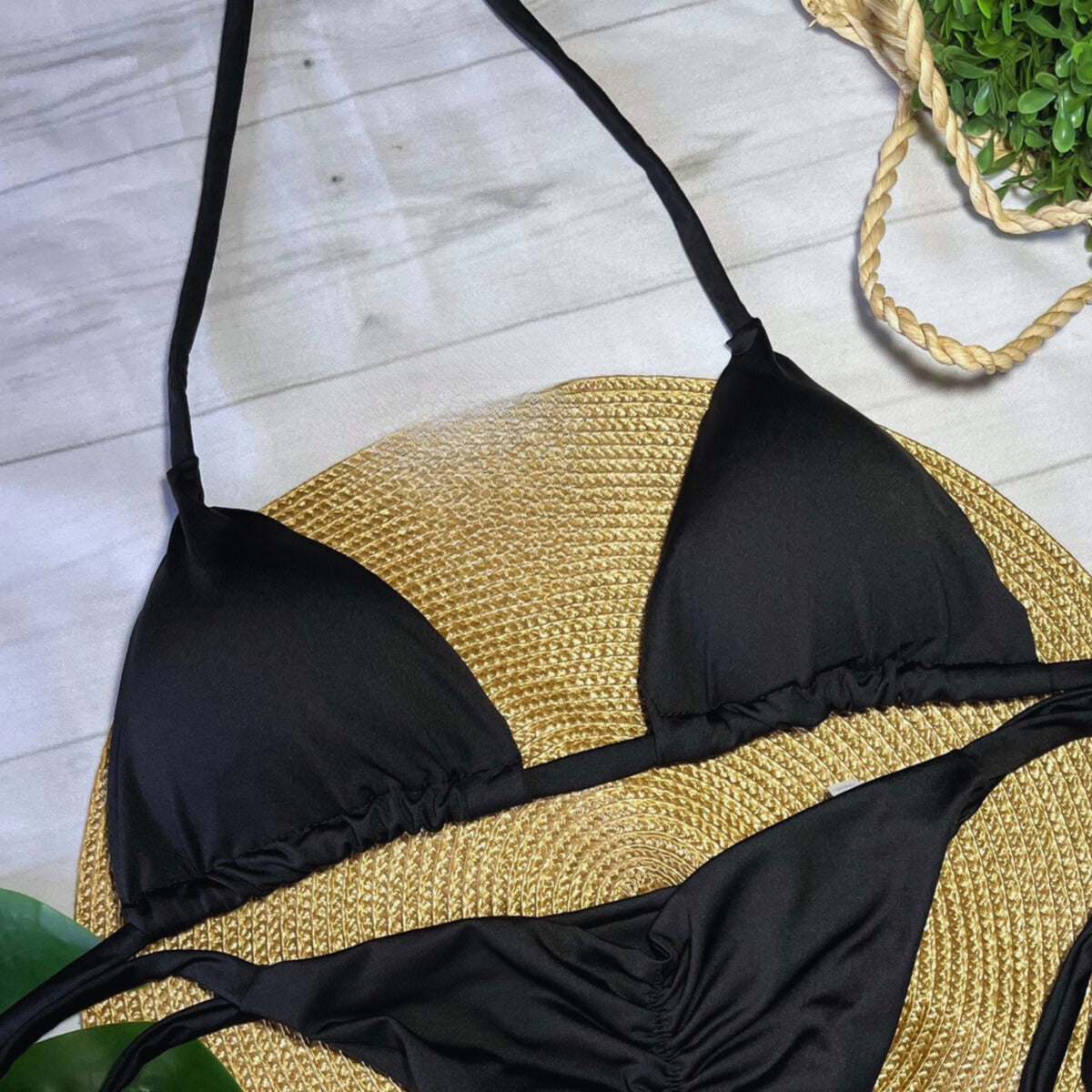 Brazilian Bikini Top - Black