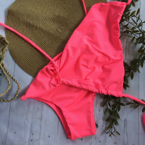 Cheeky One Piece - Neon Pink