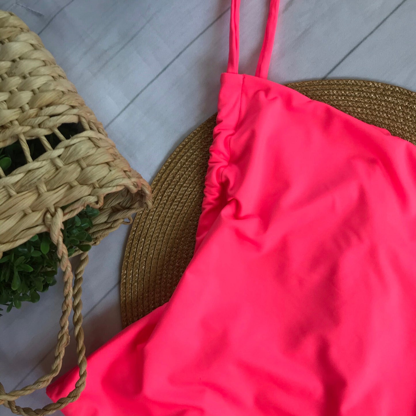 Cheeky One Piece - Neon Pink