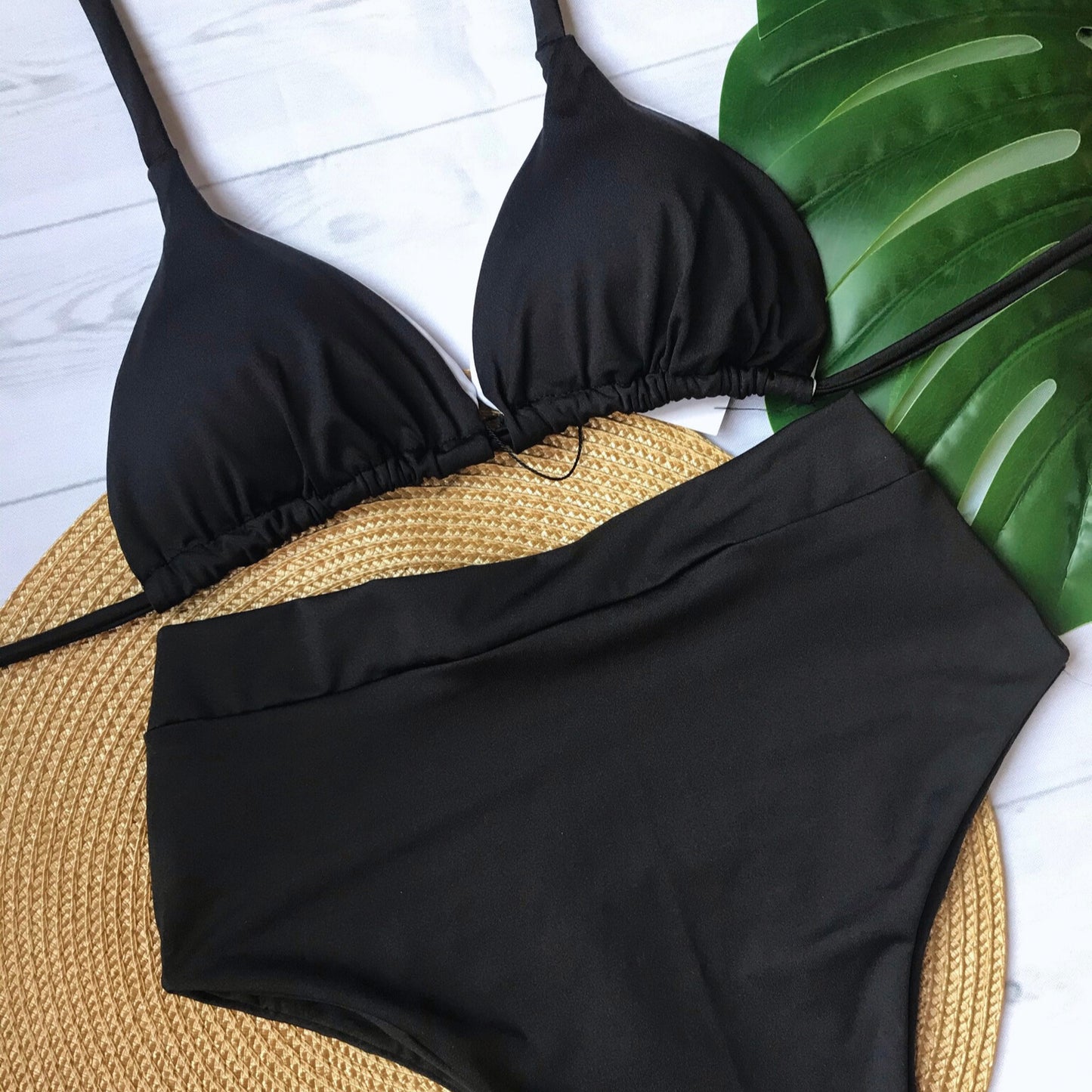 High Rise Hero - Black Bikini Set