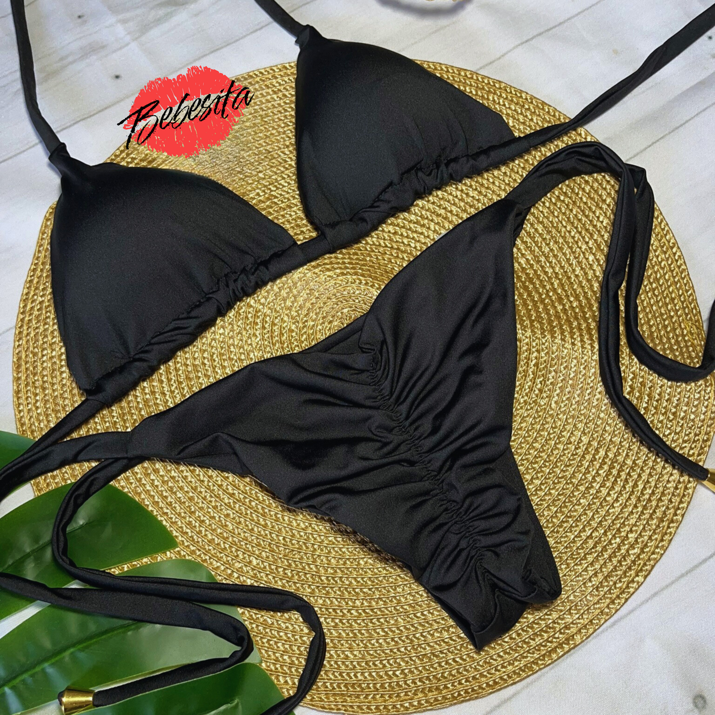Brazilian Bikini Top - Black