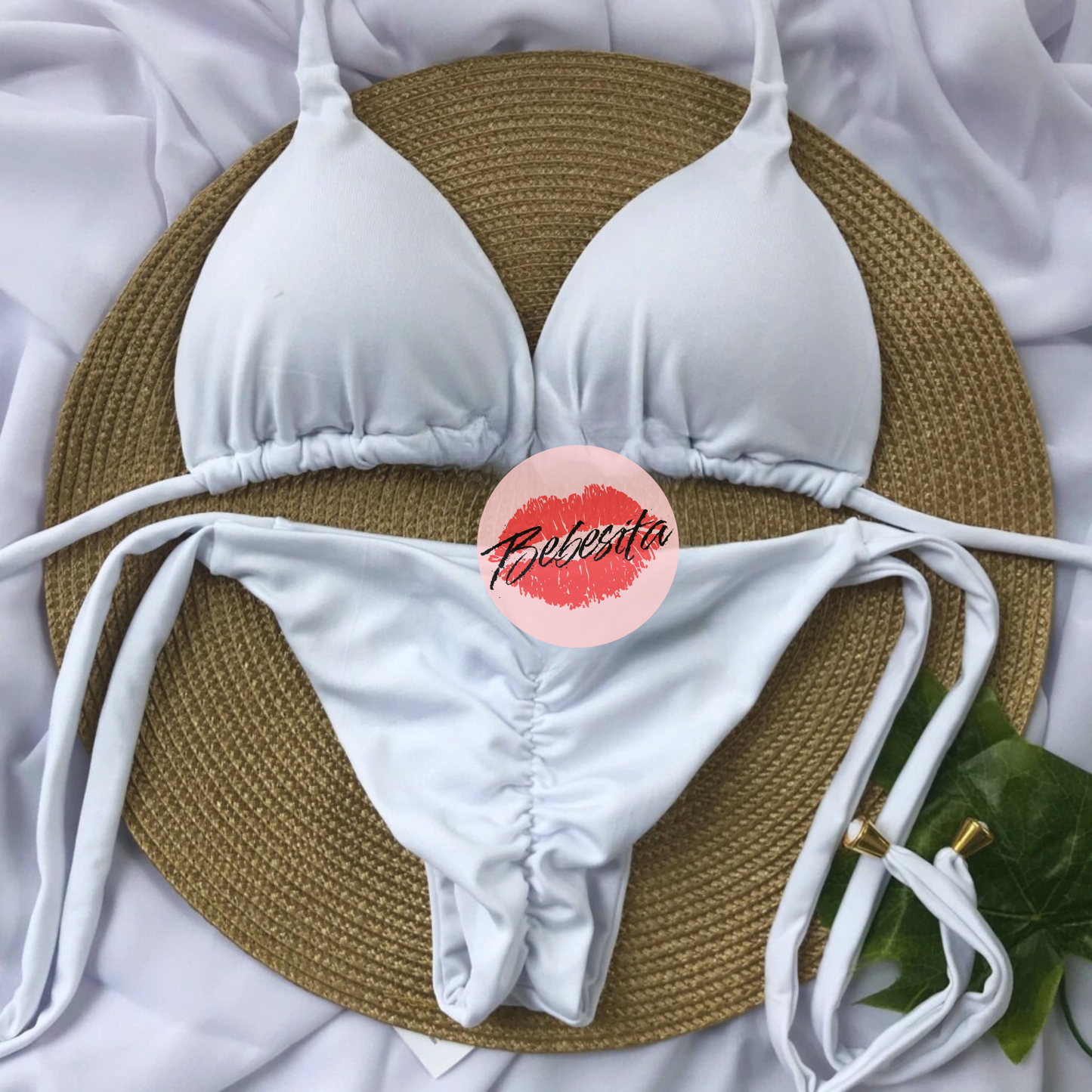 Brazilian Bom Bom - White Cheeky Bottom