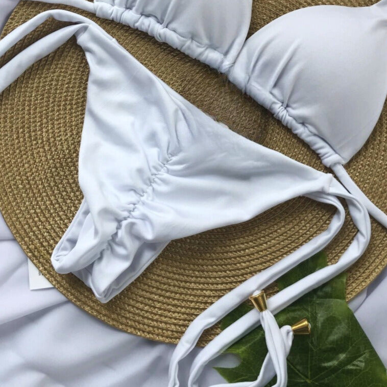 Brazilian Bom Bom - White Cheeky Bottom
