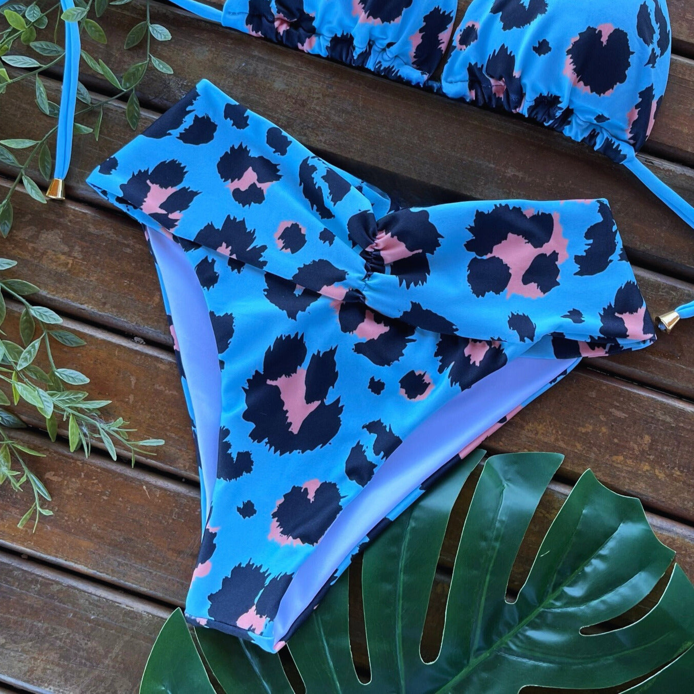 High Rise Hero - Blue Print Cheeky Bottom