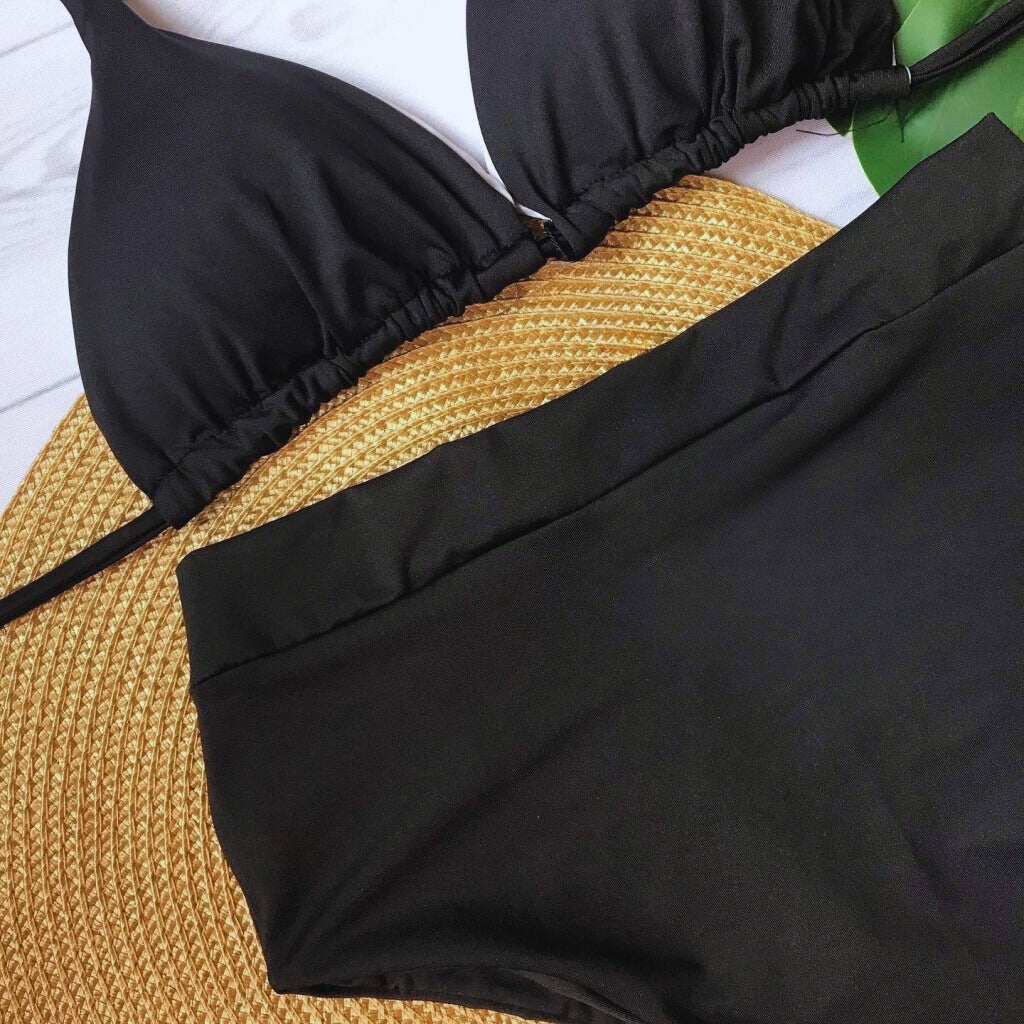 High Rise Hero - Black Bikini Set