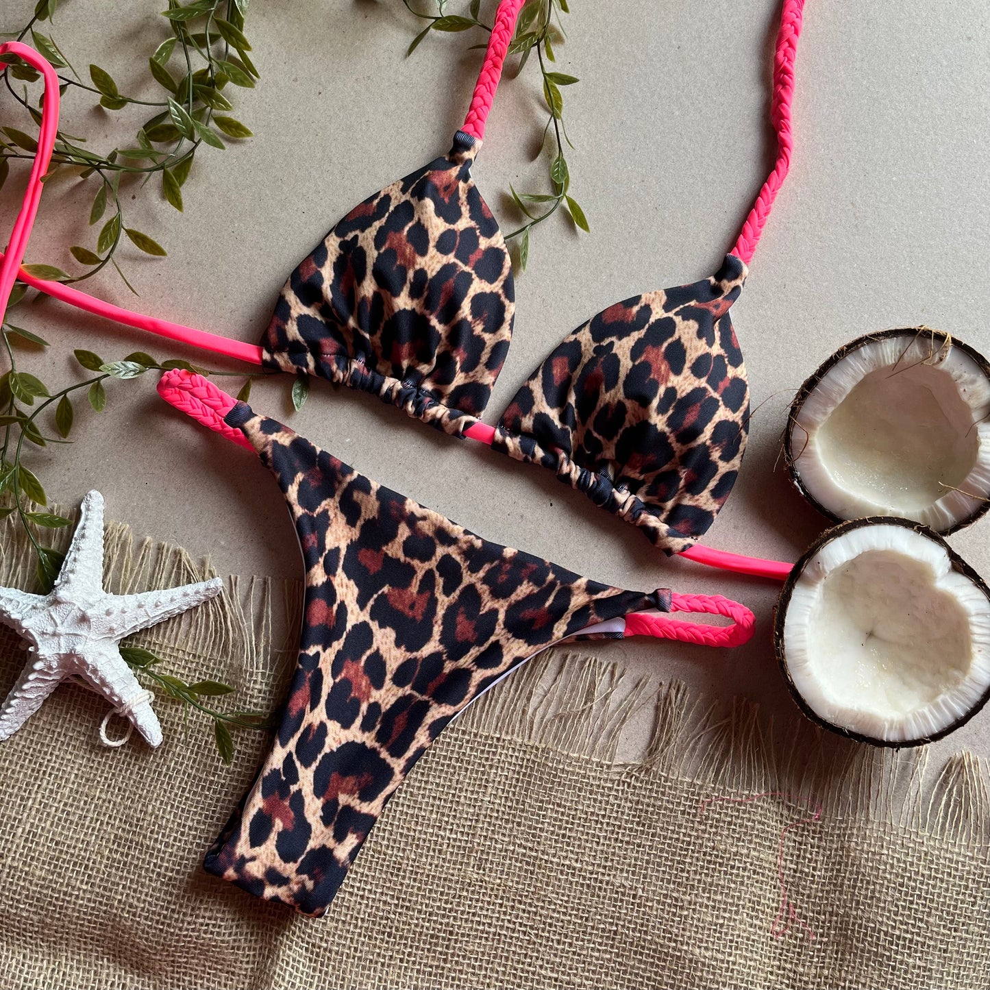 Pink Leopard - Bikini Set