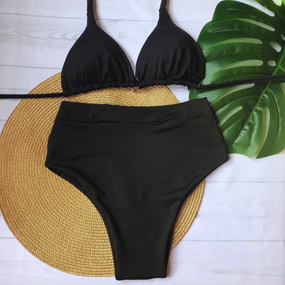 High Rise Hero - Black Bikini Set