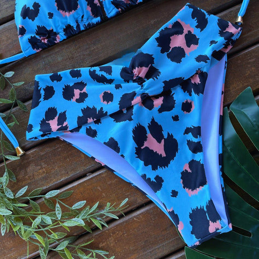 High Rise Hero - Blue Print Cheeky Bottom
