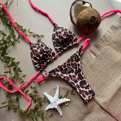 Pink Leopard - Bikini Set