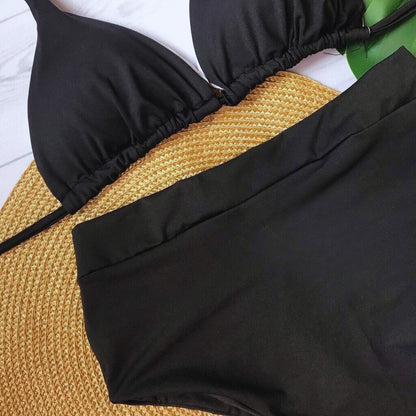 High Rise Hero - Black Bikini Set